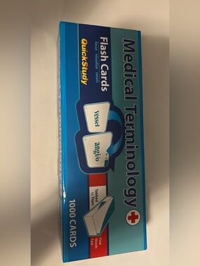Medical Terminology Flash Cards by QuickStudy.